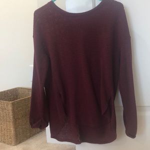 Maroon sweater